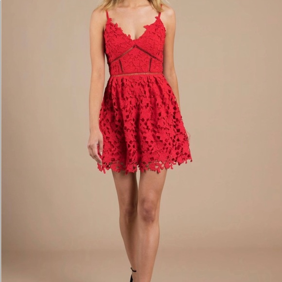 Tobi Marie Lace Skater Dress - Picture 4 of 4